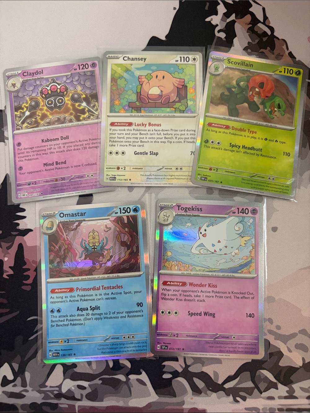 Mixed Holo and Reverse Holo Pokémon Card Lot | 5 Cards ✨5/$25✨